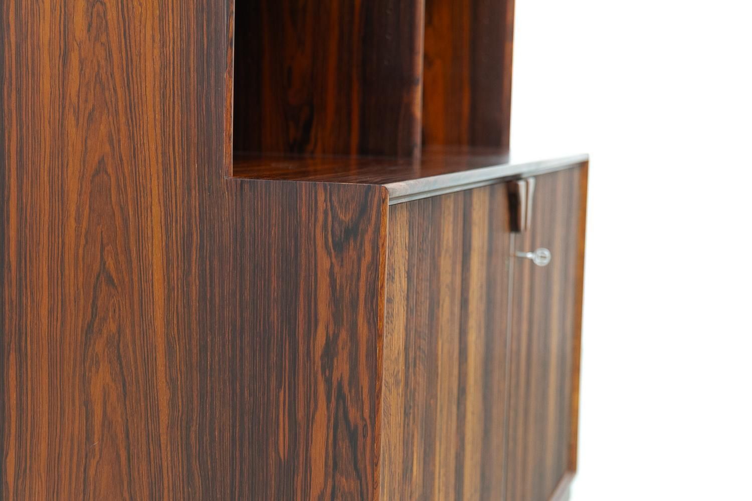 photo vinterior Danish Modern Rosewood Bookcase By Frode Holm For Illums, 1950s.