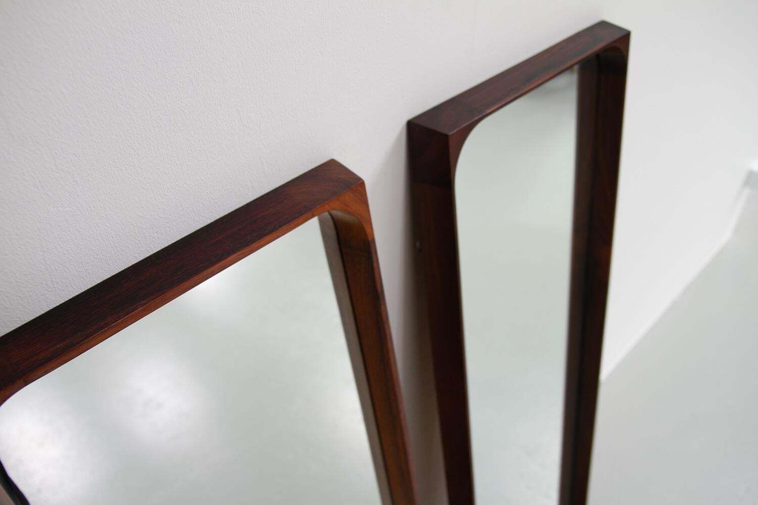 Danish Modern Rosewood Mirrors By Niels Clausen For Nc Møbler, 1960s. Set Of 2. photo buy