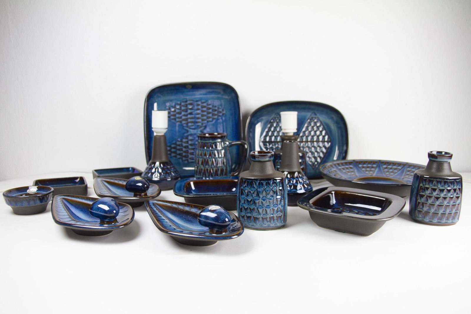 Danish Mid Century Modern Stoneware By Søholm 1960s, Set Of 17 photo furniture