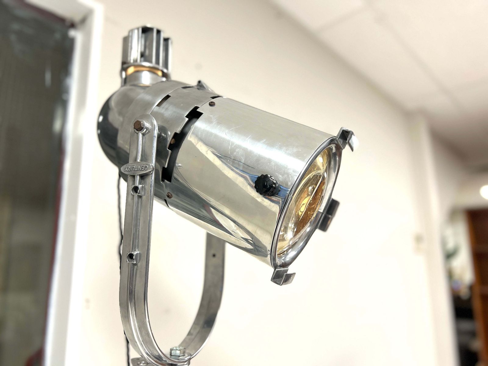 Century, Vintage Theatre Spotlight Lamp photo for sale