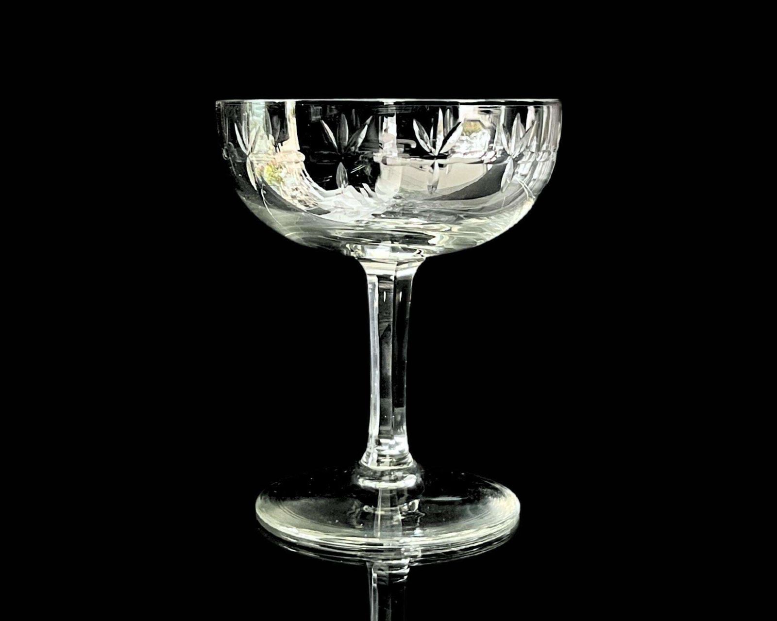 Antique Champagne Coupes | 6pcs | French Dots Decorations photo 195.0