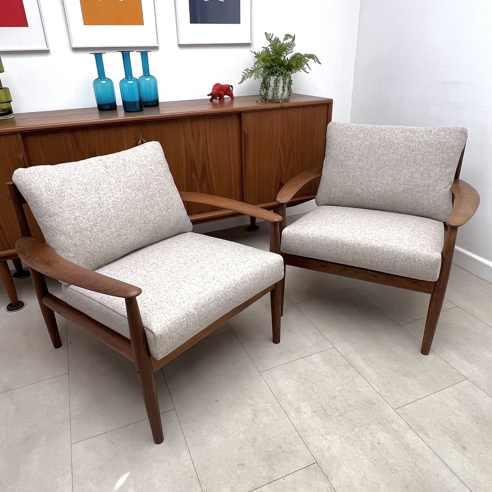 Danish Lounge Chairs By Grete Jalk photo 4300.0