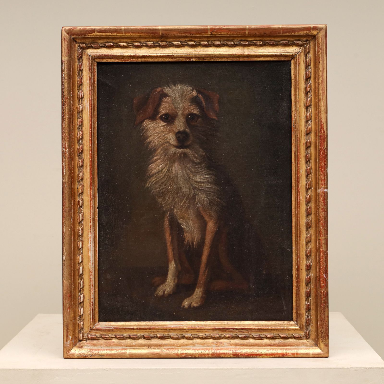A 19th Century Painting Of A Dog