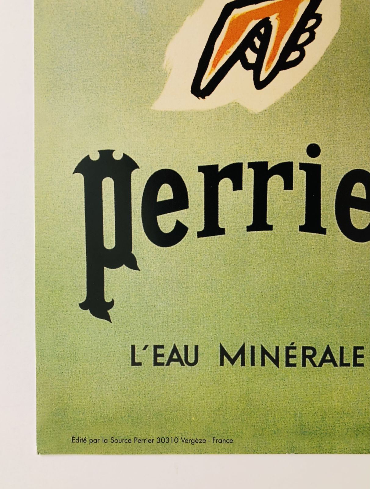 photo vintage Raymond Savignac, C.A. 1995   Perrier   Original Vintage Poster Cm 60 X 45,5
