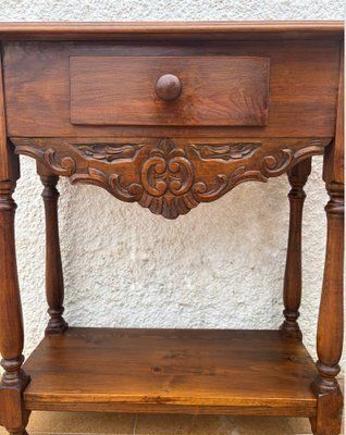 Oak Nightstands With Drawers, 1920s, Set Of 2 photo 1907.0