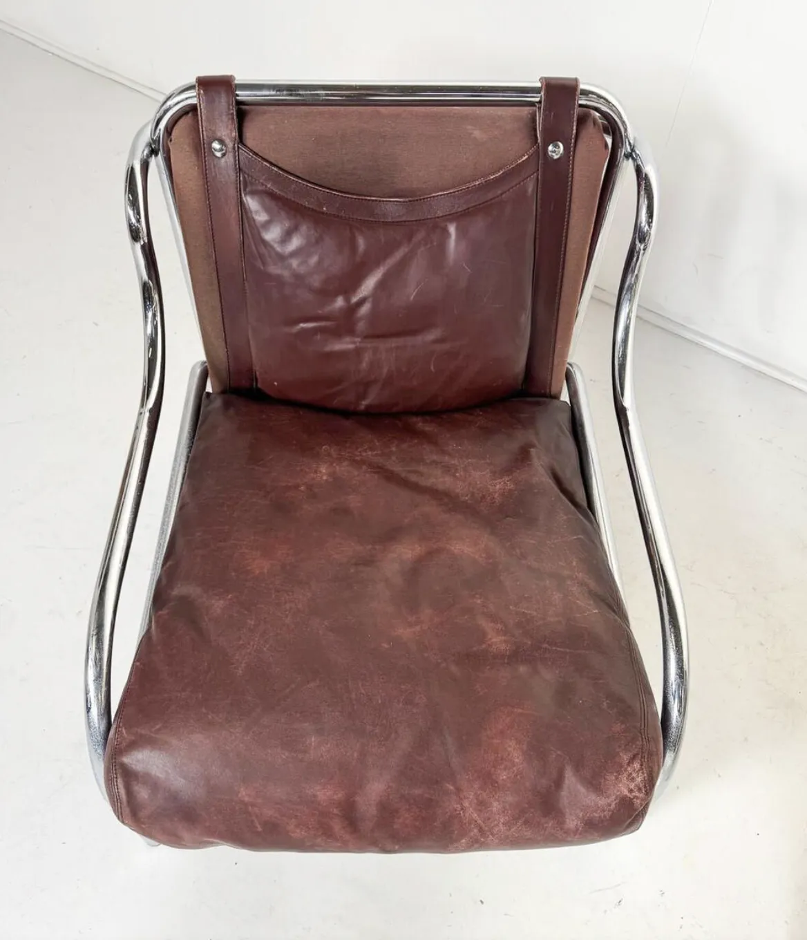 Mid Century Pair Of “Stringa” Armchairs By Gae Aulenti, 1962 photo 6640.0