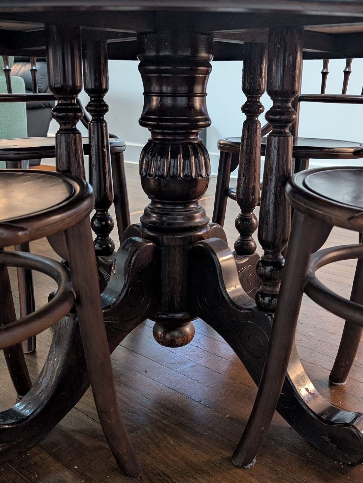 Vintage Singaporean 4 Seater Dining Table photo for sale