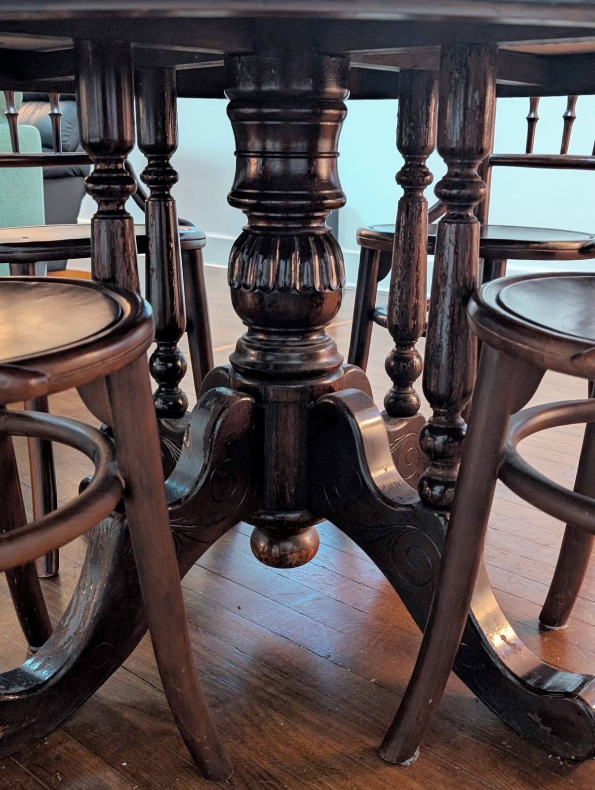 Vintage Singaporean 4 Seater Dining Table photo Furniture