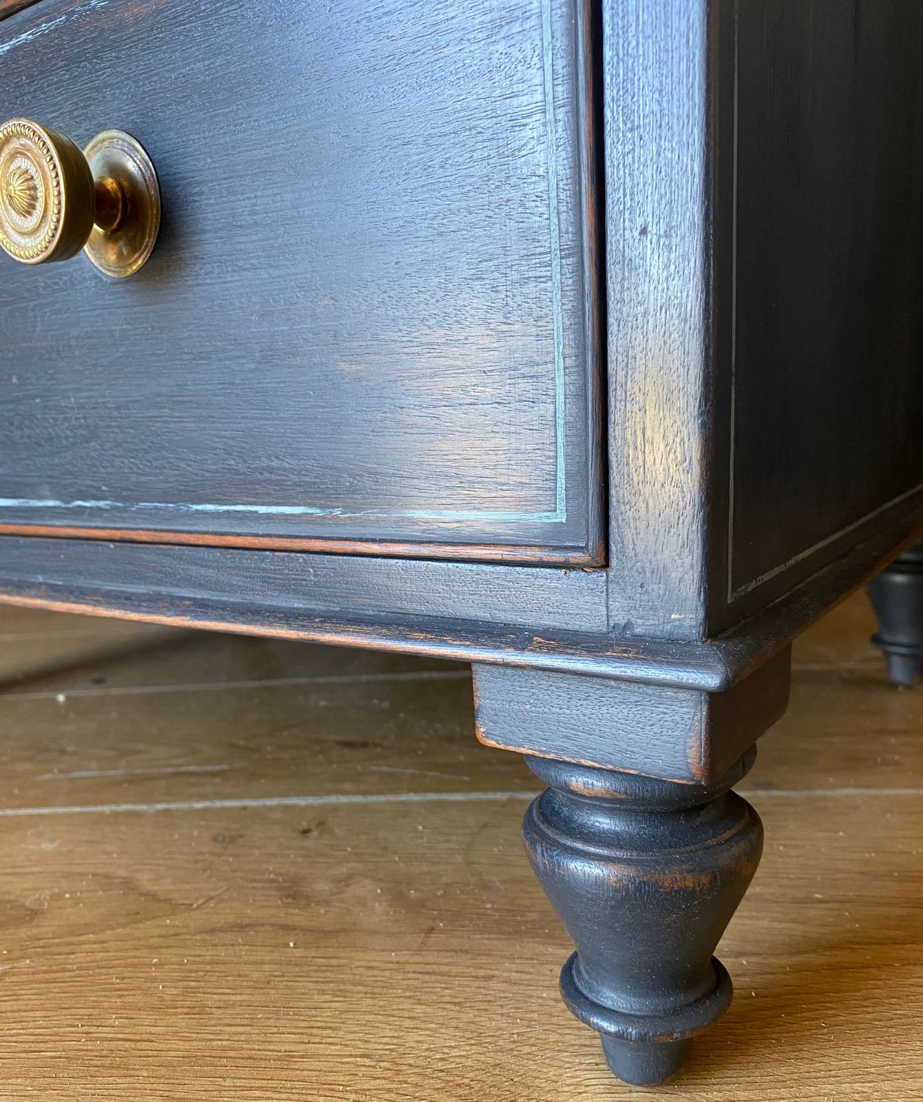 Petite Painted Mahogany Chest Of Drawers photo for sale
