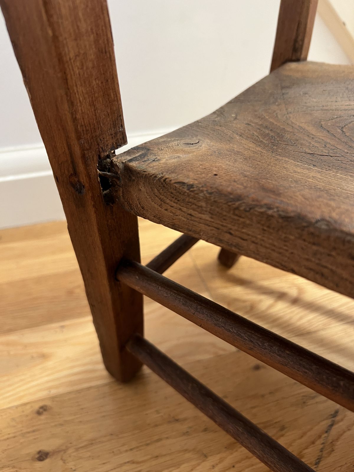Vintage Solid Wooden Children's Chair   Mini Child's Chair photo buy