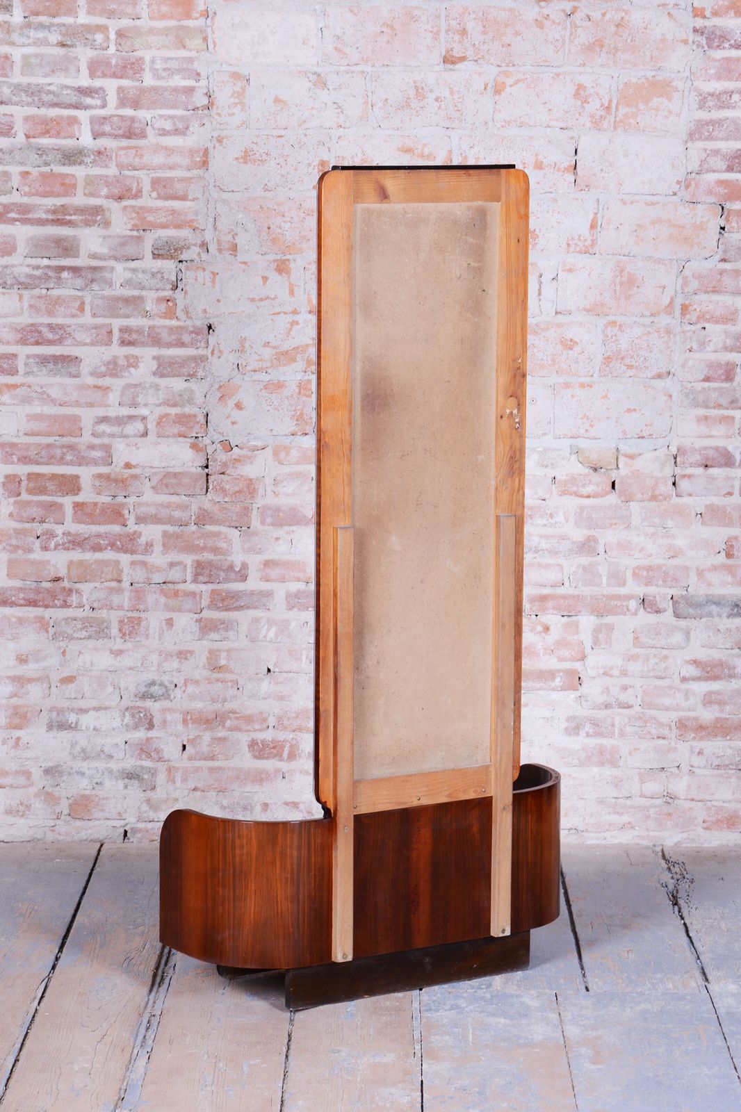 Restored Art Deco Dressing Mirror, By Halabala, Up Zavody, Walnut, Czech, 1930s photo buy