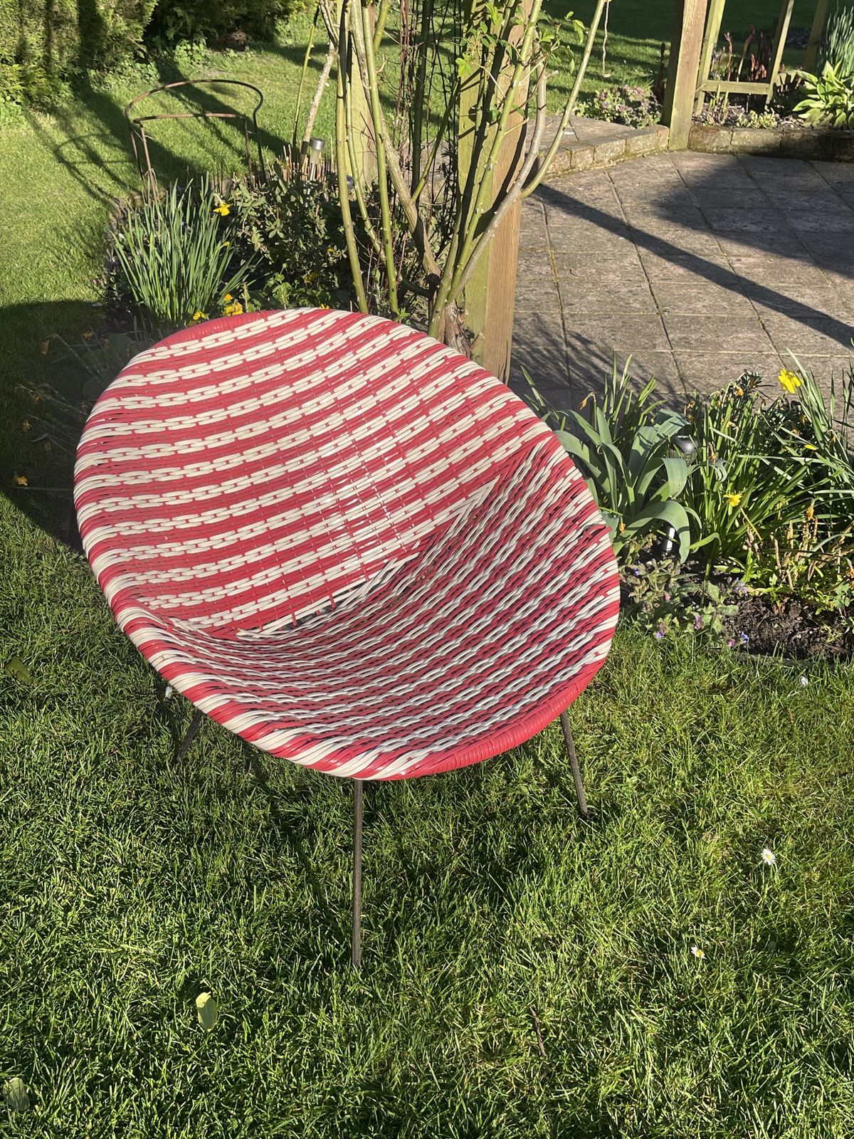 1950’s / 1960’s Red & White Vinyl Chair