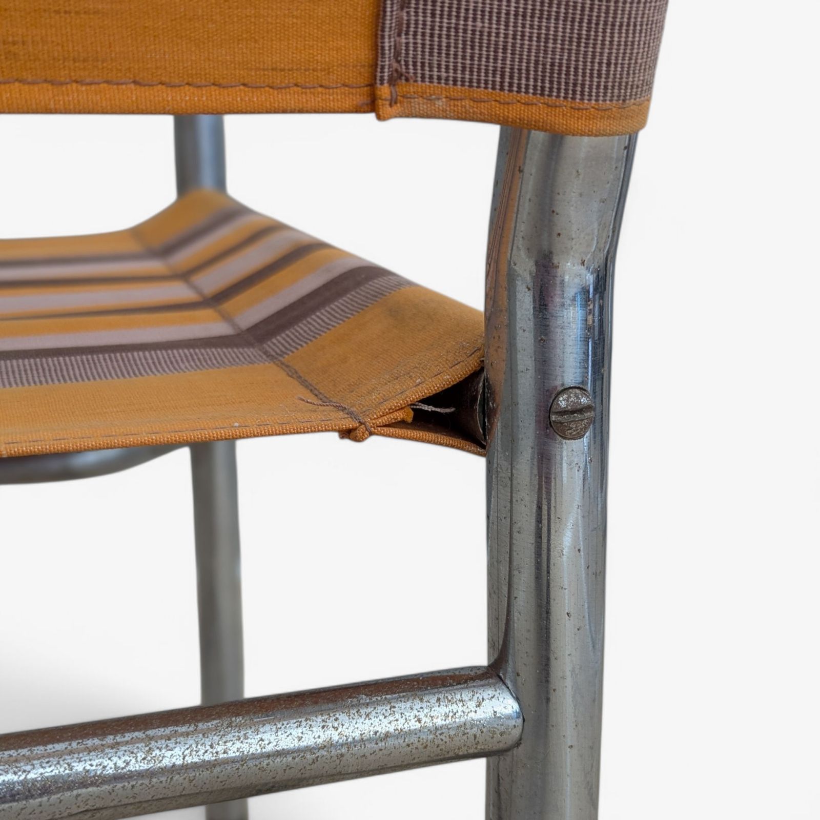 Furniture Bauhaus Tubular Steel Armchair By F. Langer For Sab, 1930s photo