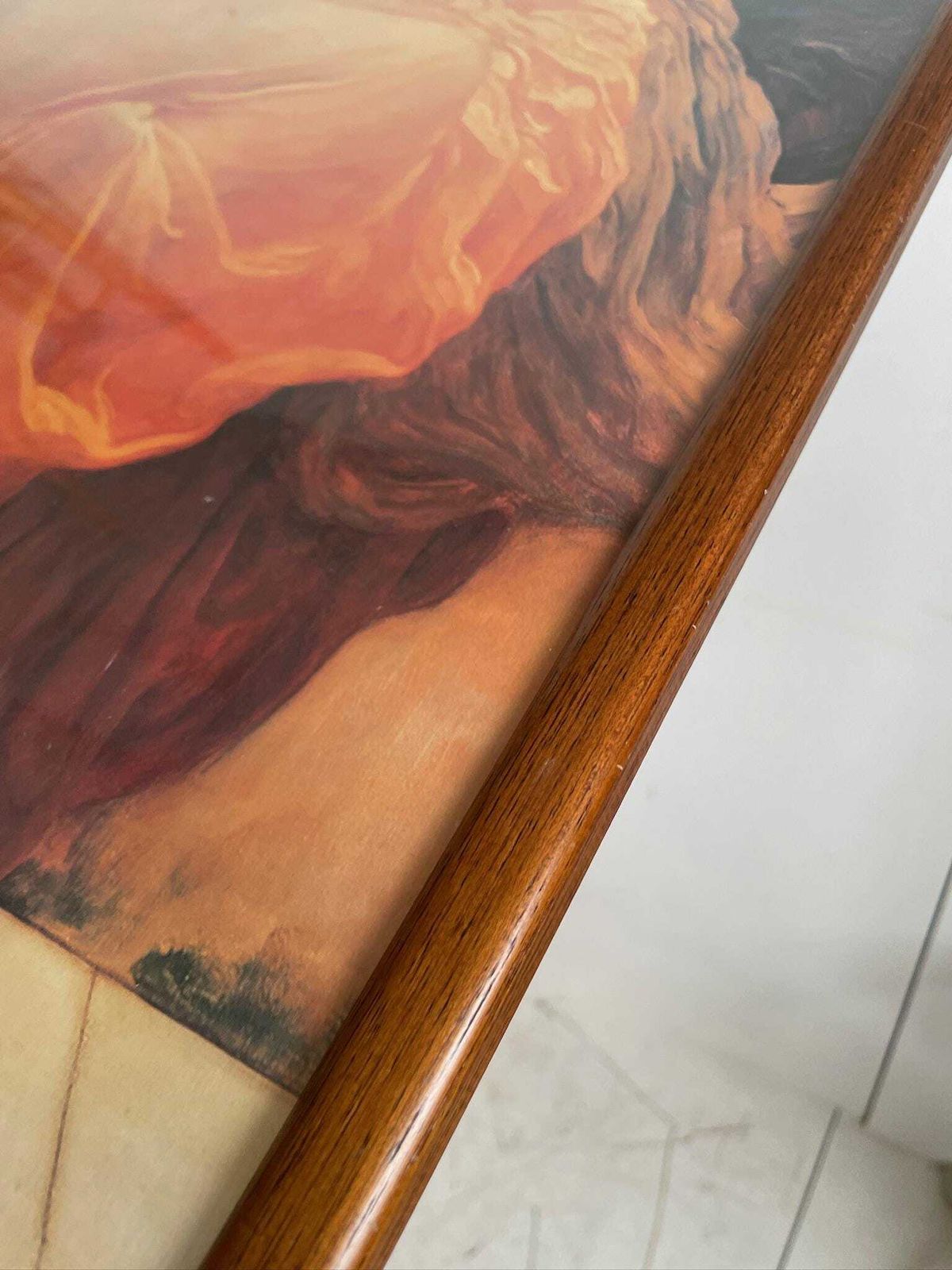 Vintage Poster Print Of Flaming June By Lord Leighton 1988 Museo De Arte De Ponce photo vinterior