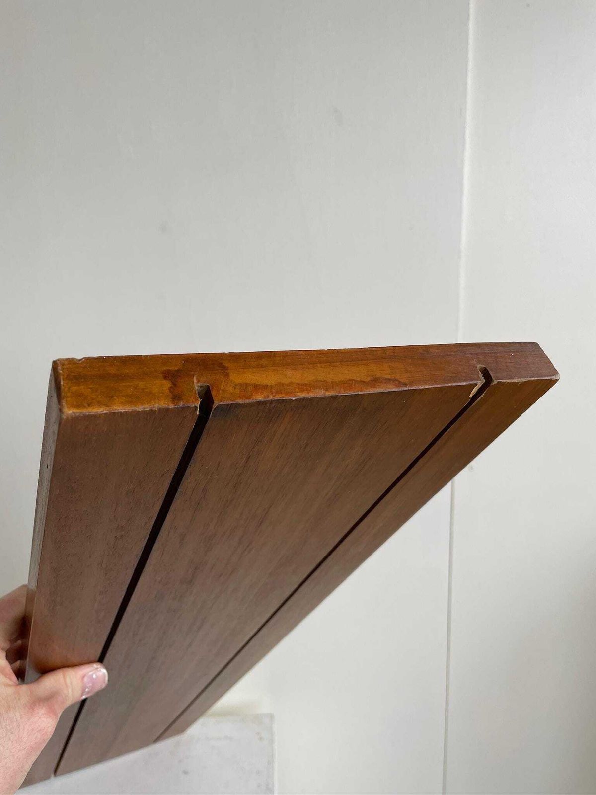 74cm X 20cm Thin Shallow Staples Ladderax Medium Length Shelf & 2 Support Bars (24b) photo vintage