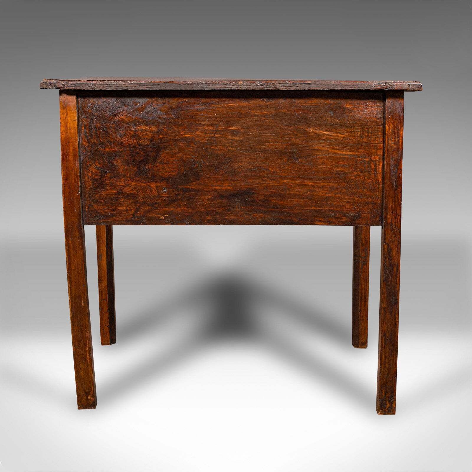 Antique Lowboy Table, Georgian, English, Burr Walnut, Oak, Hall, Side, C.1780 photo 2807.0
