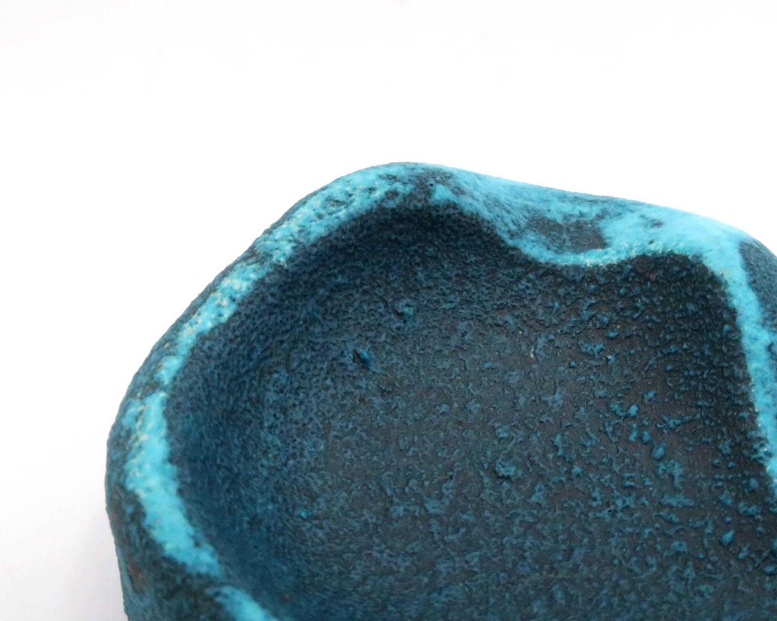 Frans Keramisch Vrije Vorm Blauw Asbakje Of Ringenschaaltje Van Accolay, Frankrijk, Jaren 1960 / Modern, Modernist photo buy