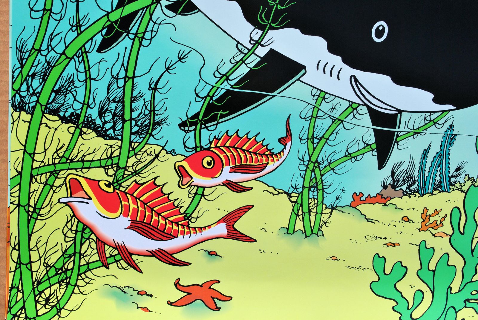 Hergetintin : Red Rackham's Treasure    Official Print (Tintin Museum)2024 photo vinterior