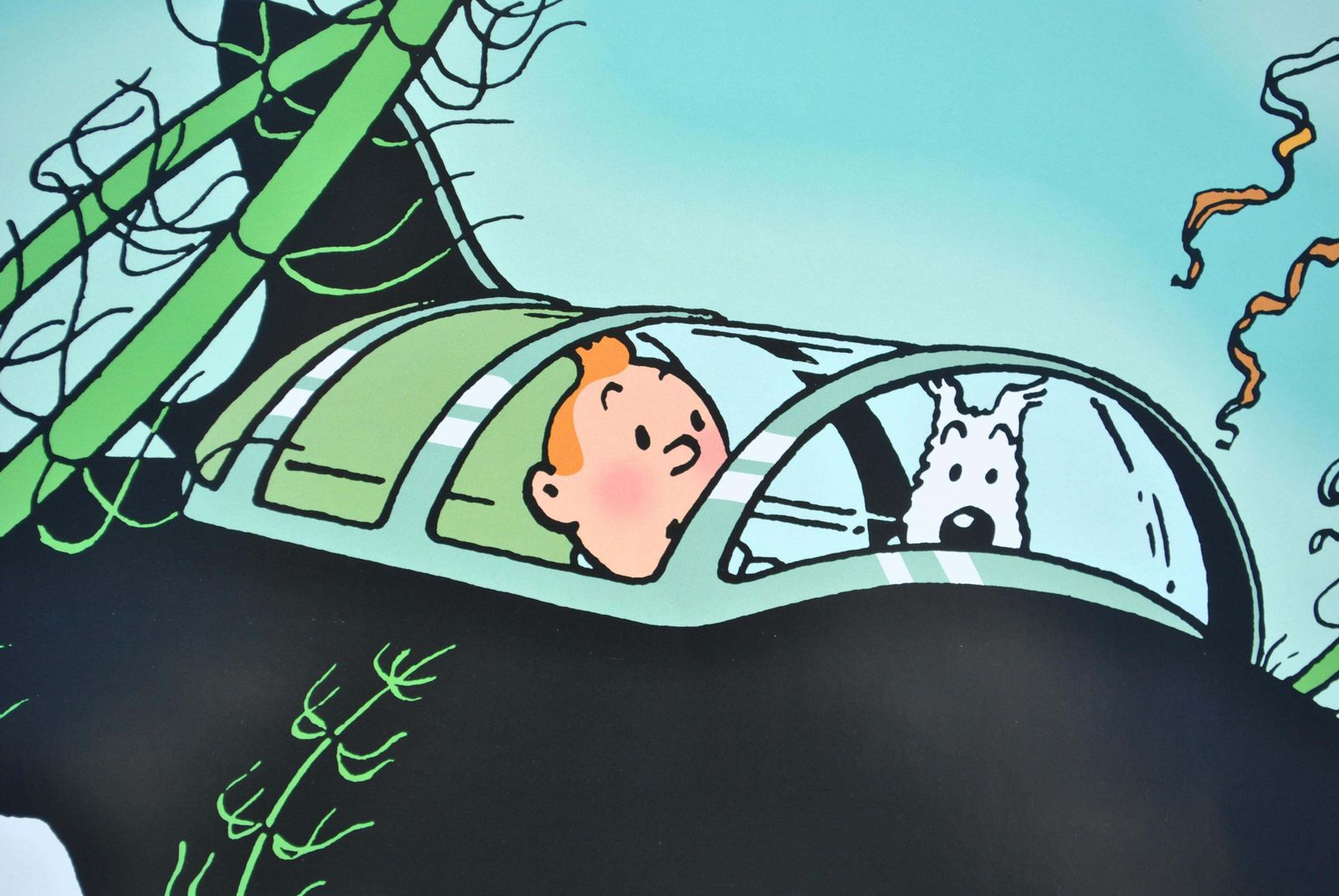 Hergetintin : Red Rackham's Treasure    Official Print (Tintin Museum)2024 photo vintage