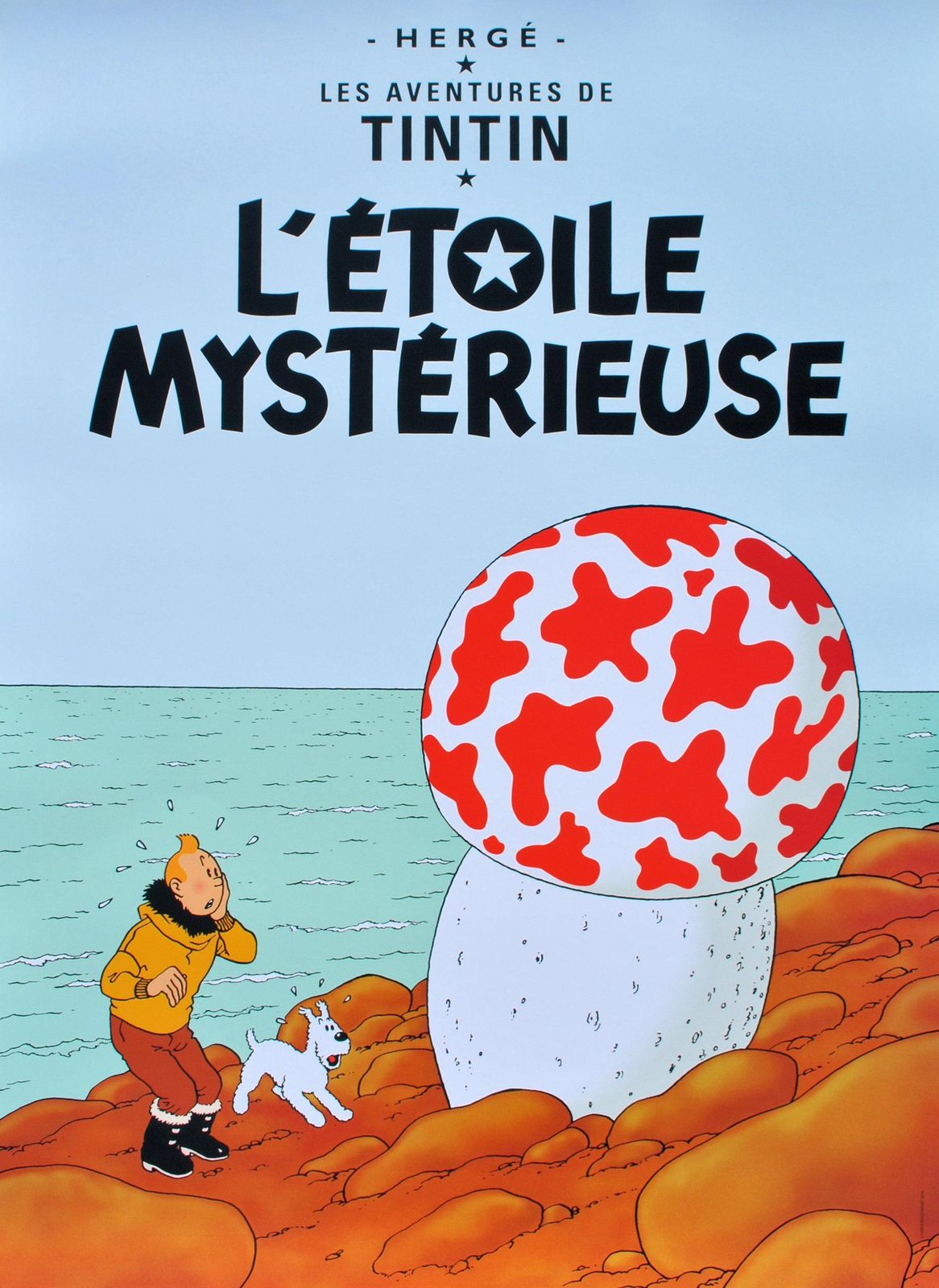 Hergetintin : The Shooting Star   Official Print (Tintin Museum)2024 photo furniture