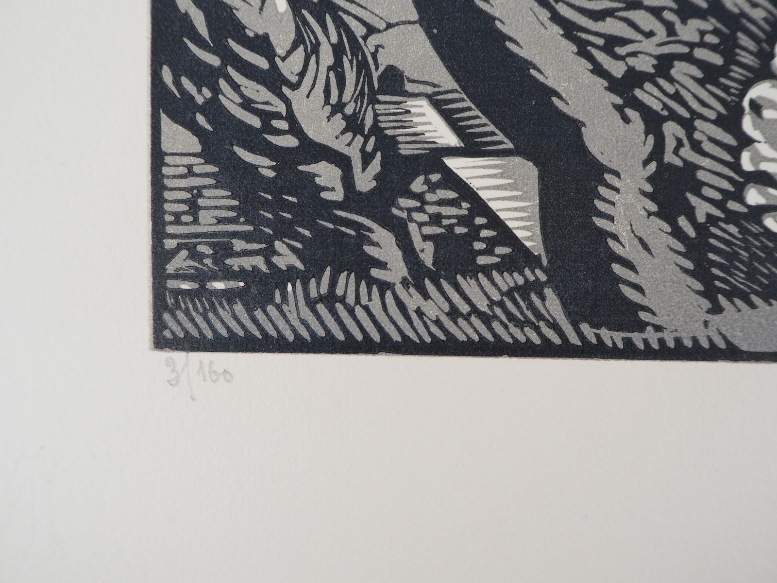 Charles Picart Le Douxthe Old Trees (Art Deco)   Original Wooodcut, Handsigned1925 photo 213.0