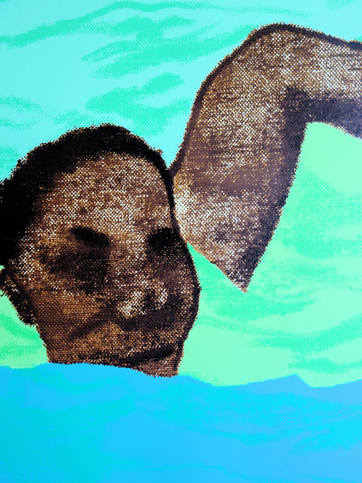 Ronald Brooks Kitajswimmer   Screenprint (Olympic Games Munich 1972)1972 photo Art