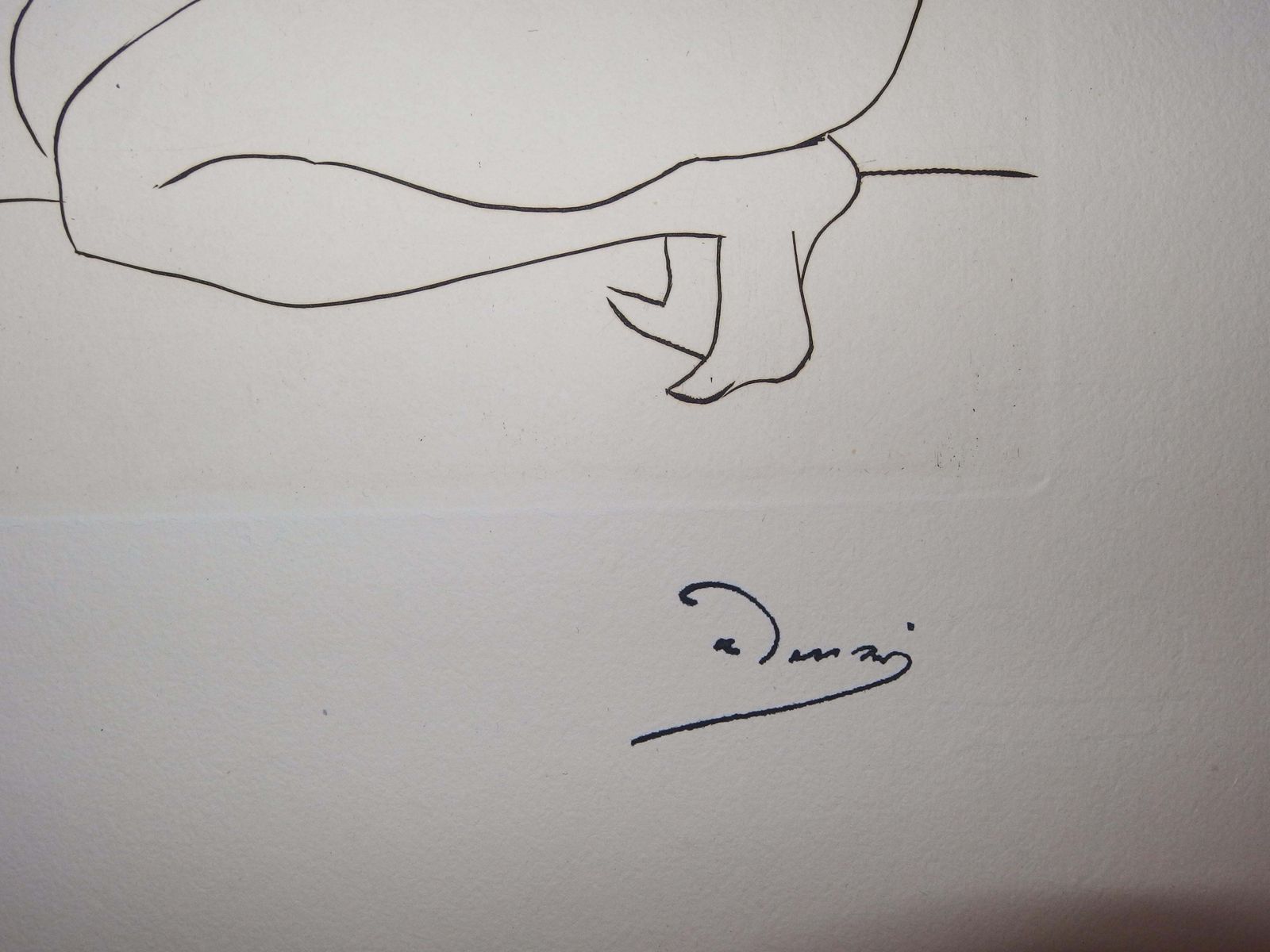 André Deraintwo Nude Women Discussing With Men   Original Etching   19511951 photo furniture