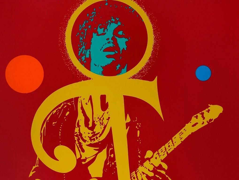 Ivan Messacprince : The Love Symbol   Original Hand Signed Silkscreen   85 Copies2012 photo for sale