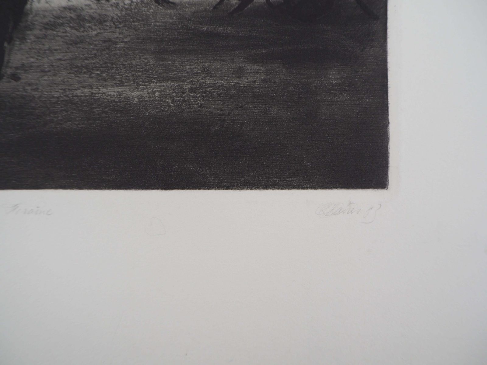 Richard Daviesyoung Girl At The Funfair   Original Handsigned Etching   Limited 30 Copies1983 photo furniture