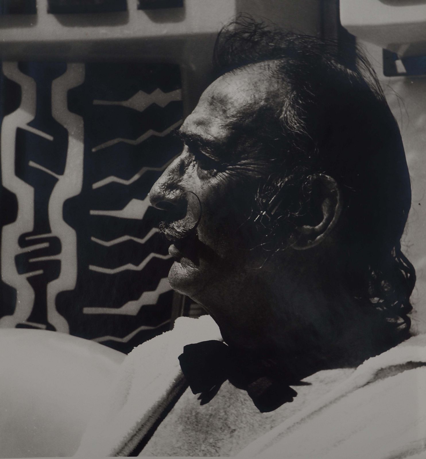 Marc Lacroixdalí With A Bow Tie   Original Silver Gelatin Photography1971 photo furniture