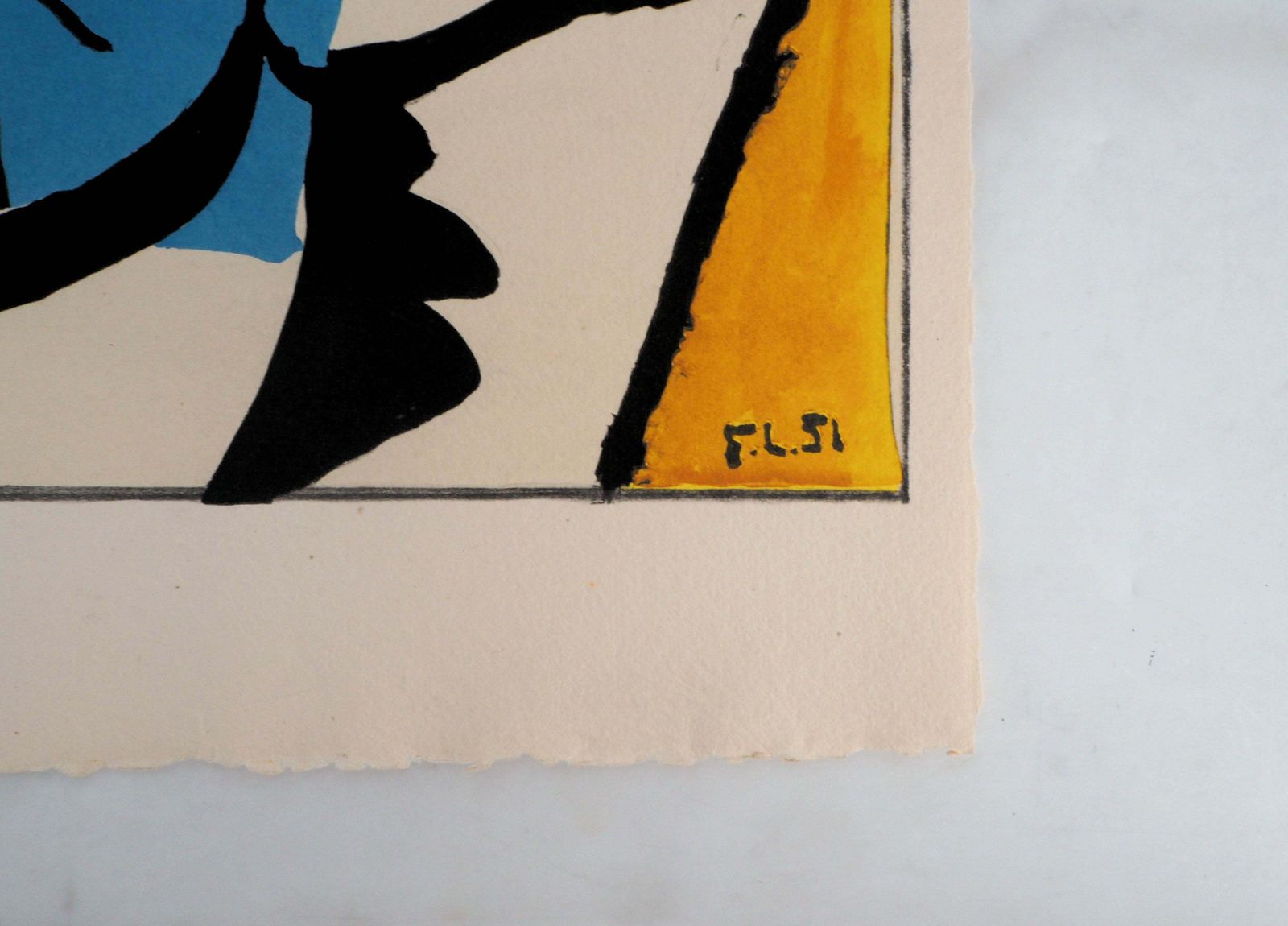 Fernand Légercubist Wood Logs   Lithograph And Stencil, 19591959 photo for sale