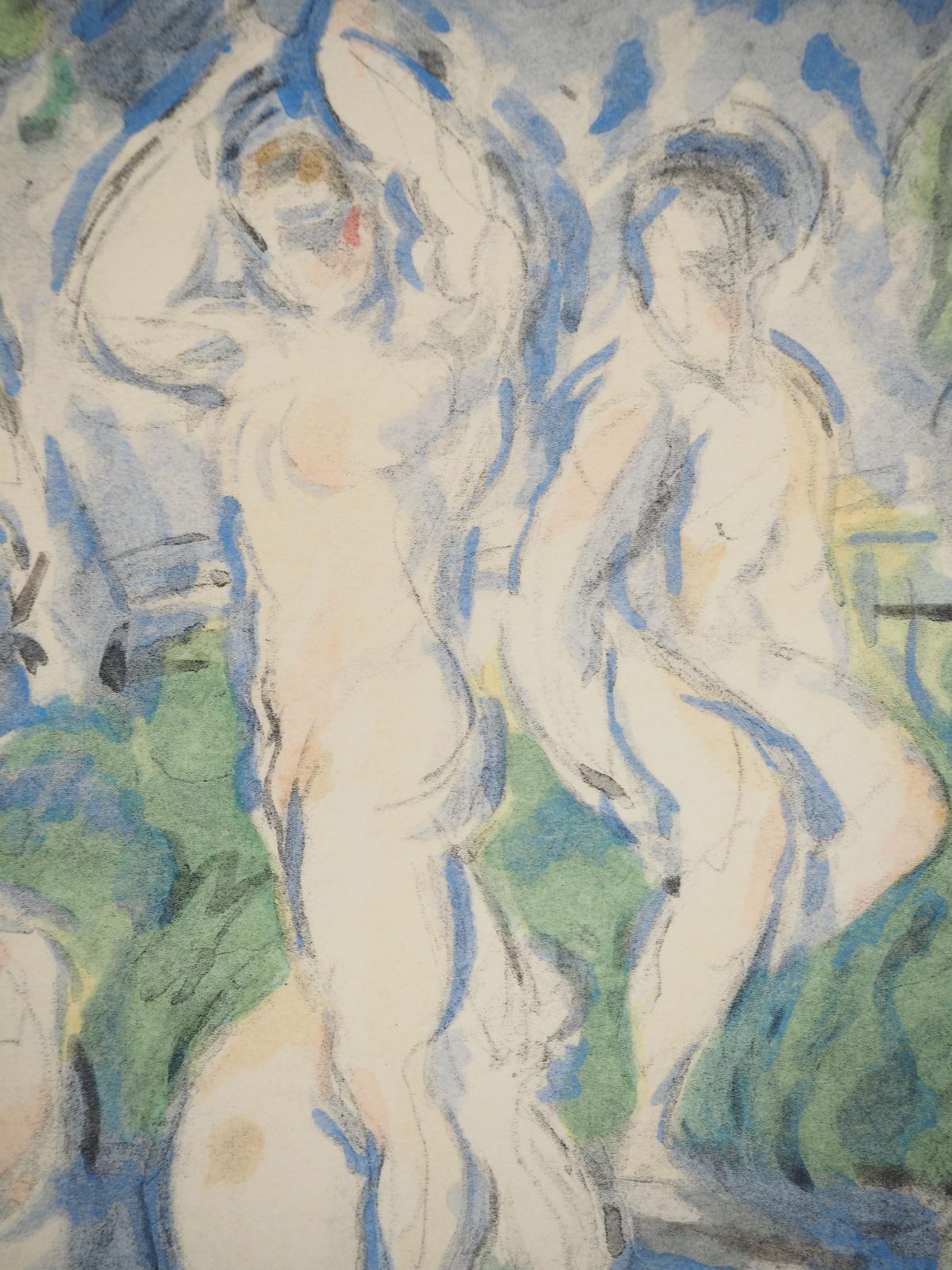 The Bathers In Provence   Lithograph, 19711971 photo Art