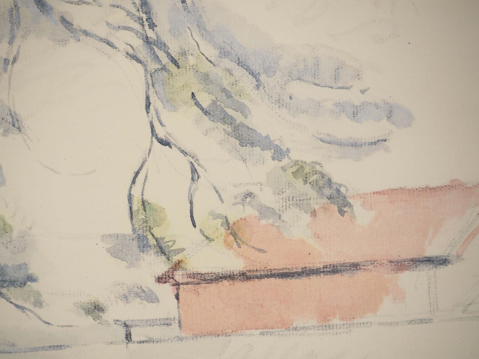Small French Garden   Lithograph, 19711971 photo Art