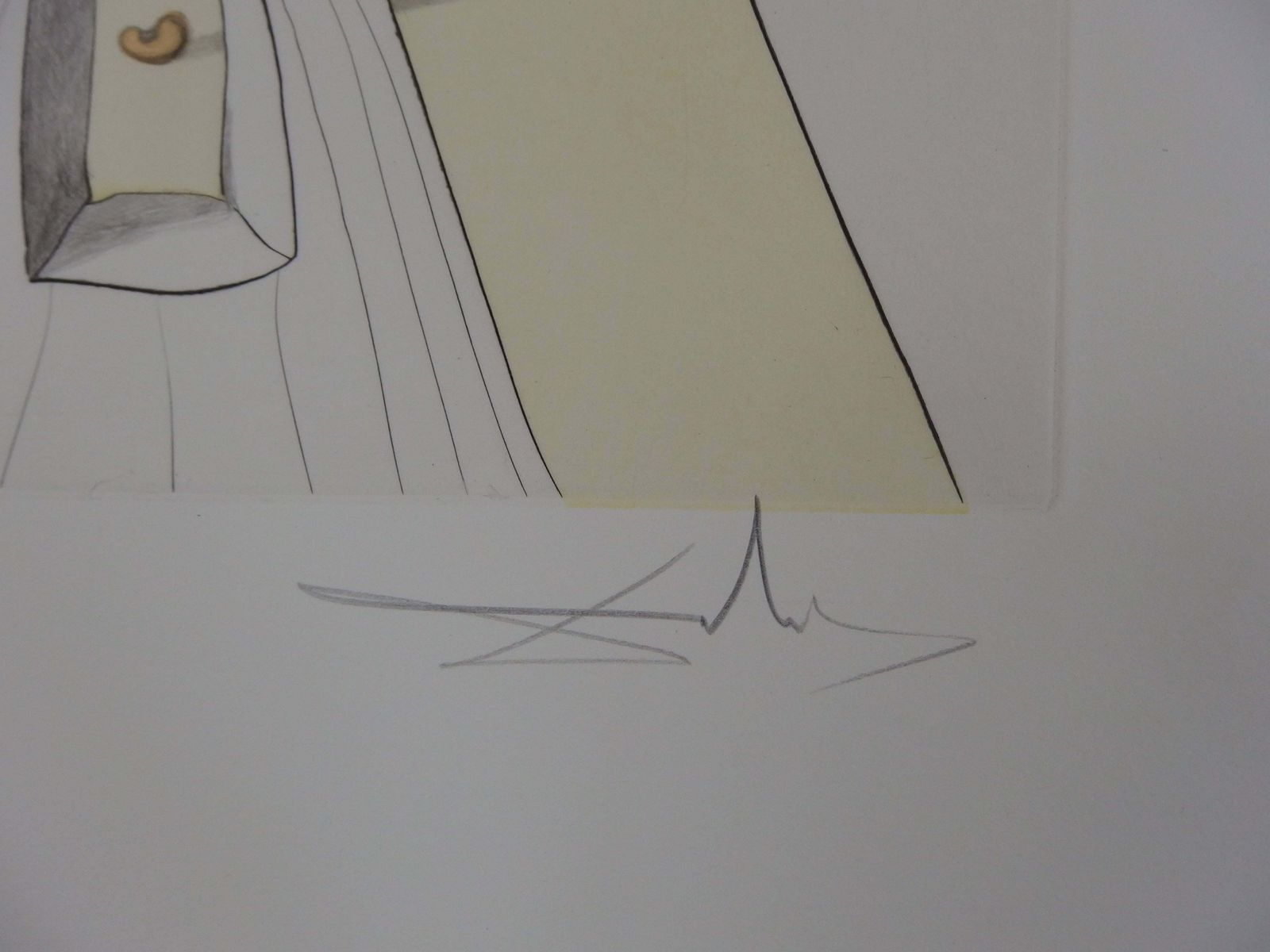 Salvador Dalí­God, Time, Space, And The Pope   Orignal Etching   Signed   19741974 photo furniture
