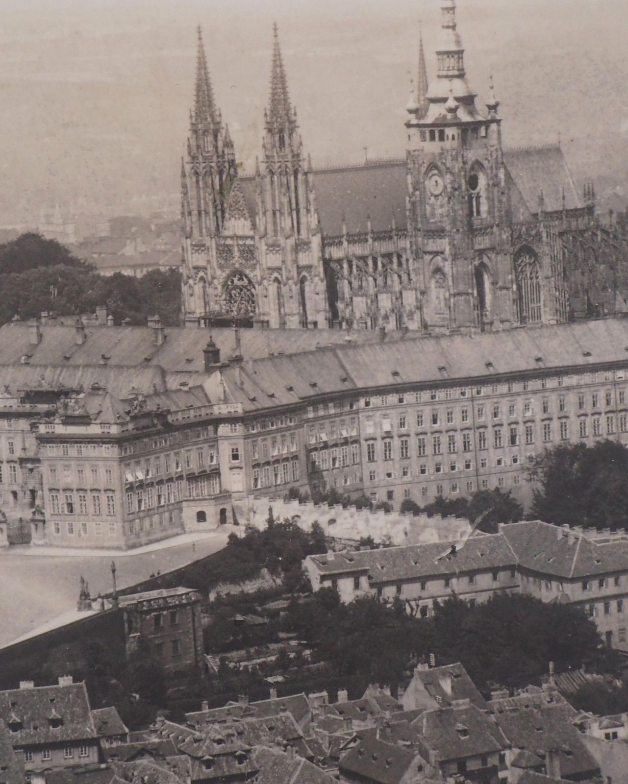 Josef Sudekczech Republic : Prague Castle   Original Gelatin Silver Photography photo Art