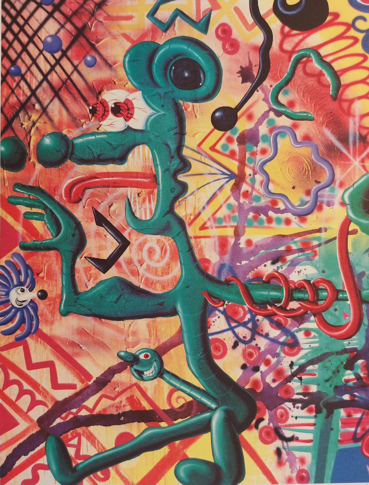 Kenny Scharfratfinkbonerthunk : Surrealist Rat   Original Giclee Print, Handsigned1990 photo for sale