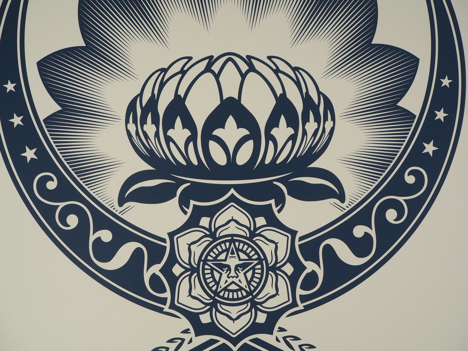 photo furniture Shepard Faireyharmony : The Lotus Flower   Tall Original Screenprint Signed & Numbered /89