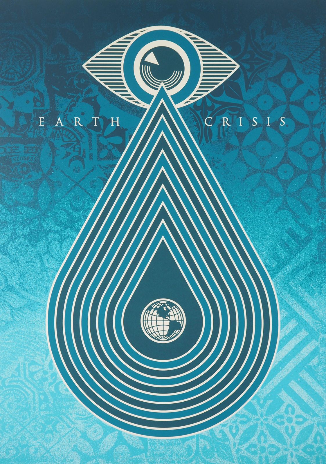 Shepard Faireyecology : Protect The Planet (Earth Crisis)   Tall Screenprint Signed & Numbered photo Art
