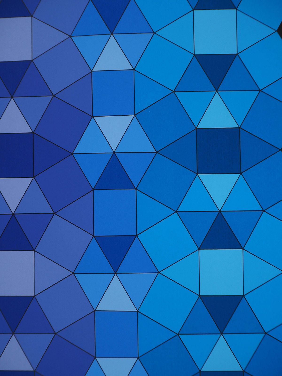 Victor Vasarelyyka : Cinetic Composition In Red End Blue   Original Screen Print, Handsigned1989 photo vinterior