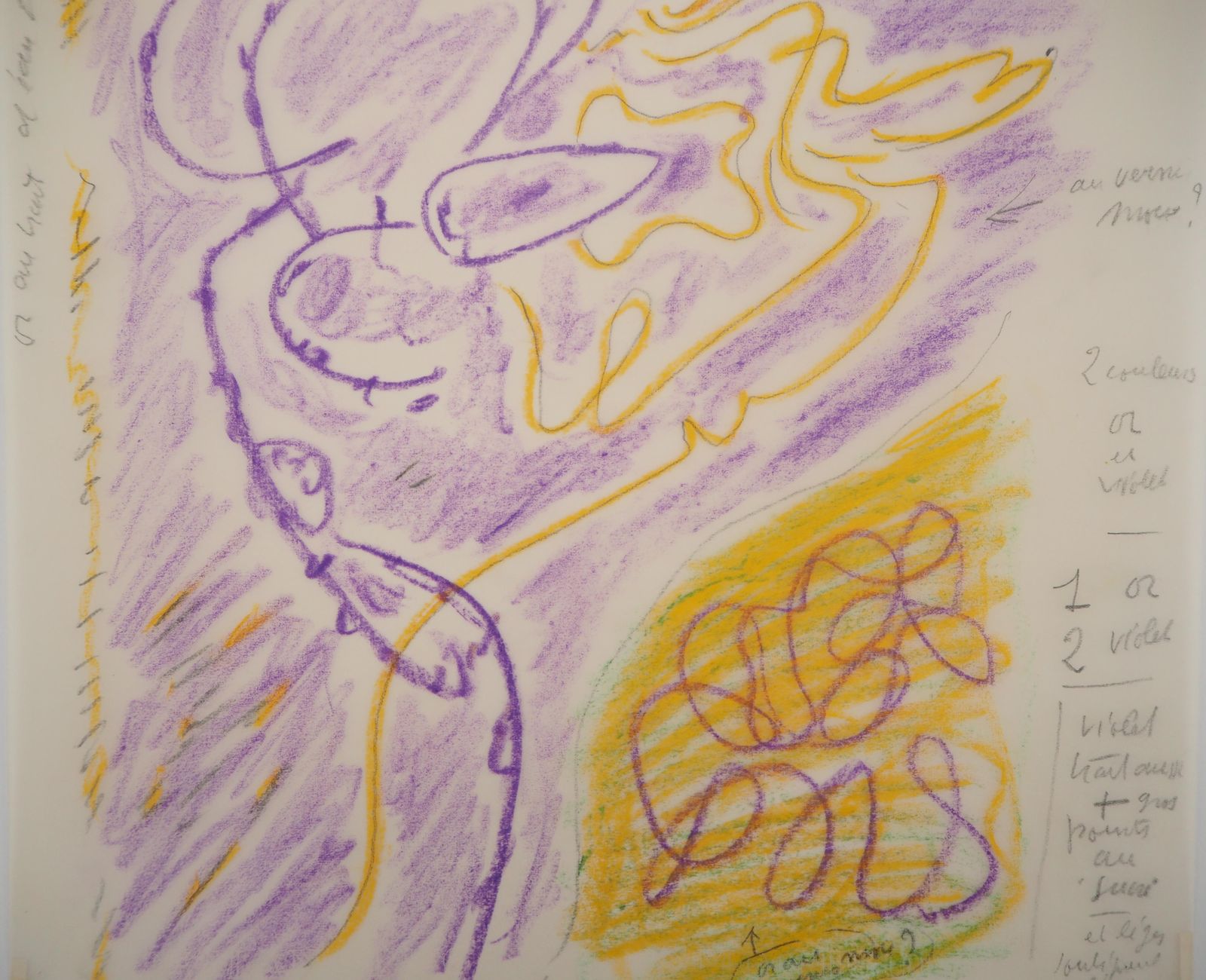 André Massonsurrealistic Flower   Original Colour Pencil Drawing photo buy