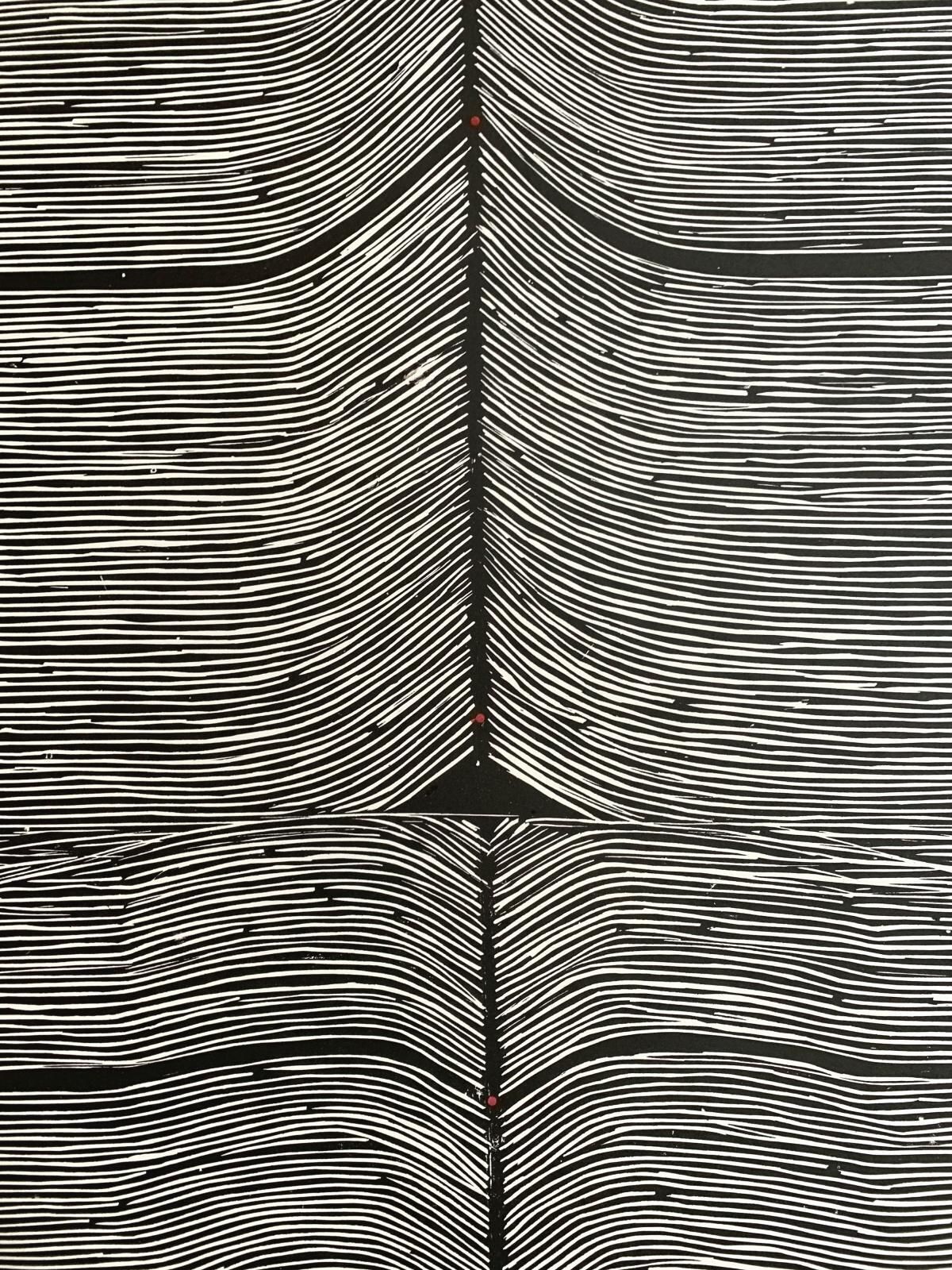 Ryszard Gieryszewskiillusion. Woodcut, Op Art, Abstract Print, Black & White, Polish Art2008 photo for sale