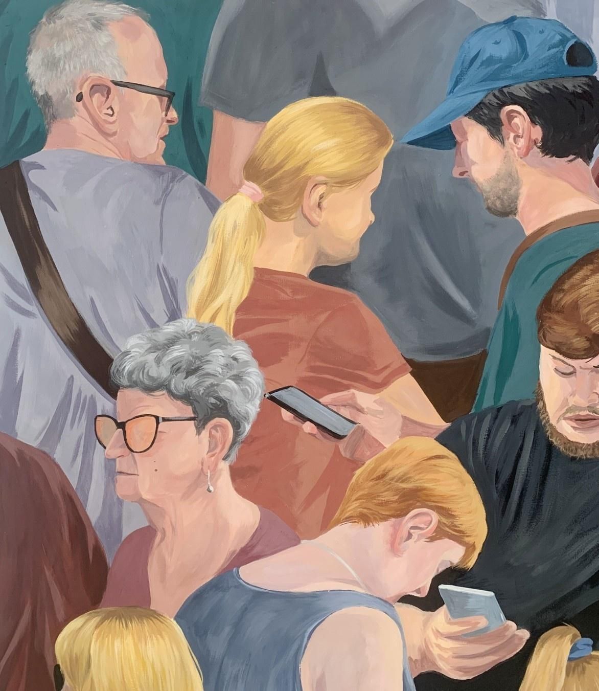 Anna Wardegadesert 5   Young Polish Artist, Social Commentary, Realistic Tempera Painting2022 photo 3414.0