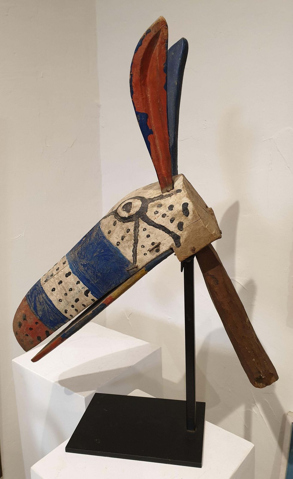 Unknownafrican Zoomorphic Puppet Head Sculpture From The Bozo Tribe In Mali.Early 20th Century photo furniture