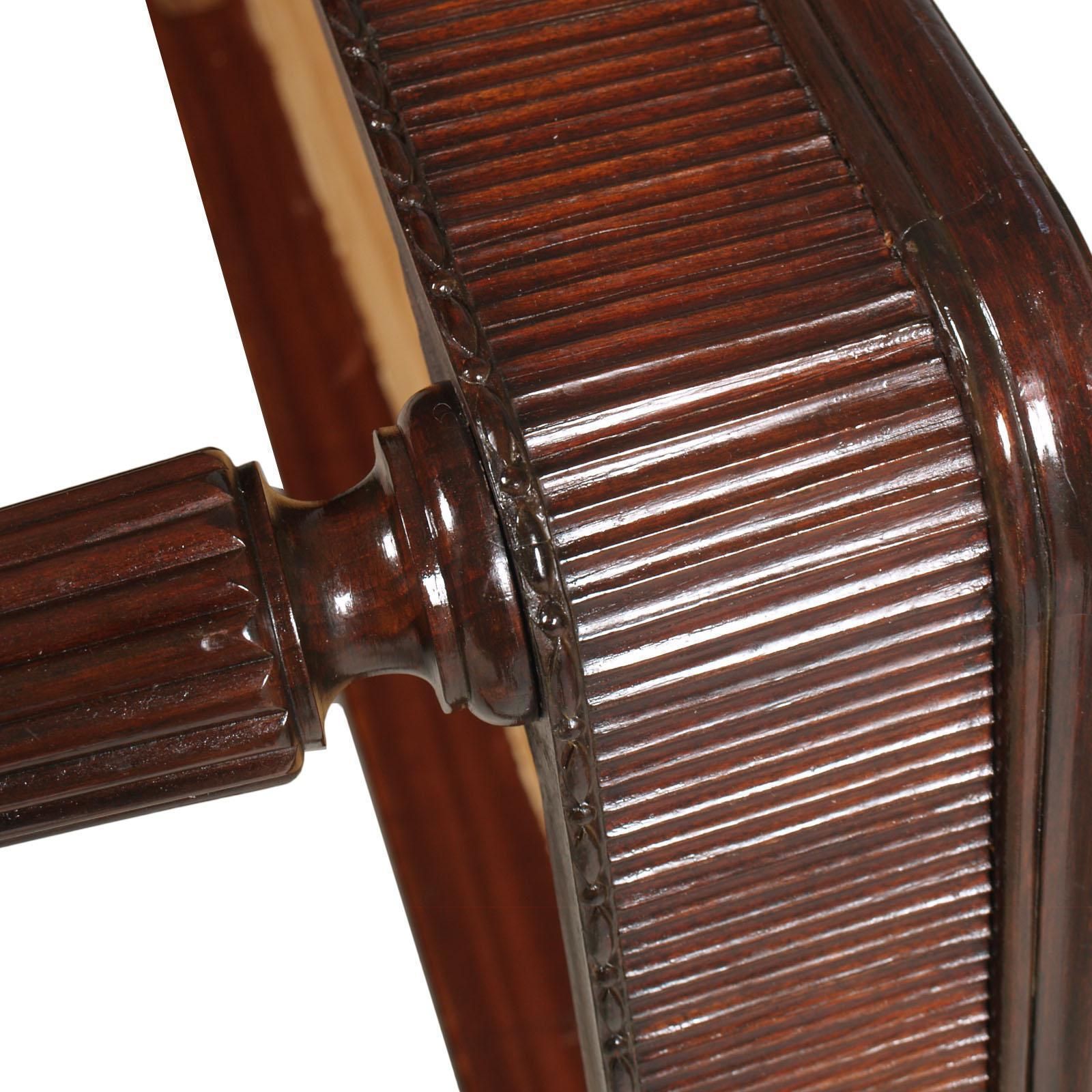photo furniture Italy Mid Century Modern Dinner Table With Six Chairs By Paolo Buffa In Mahogany, Cantù