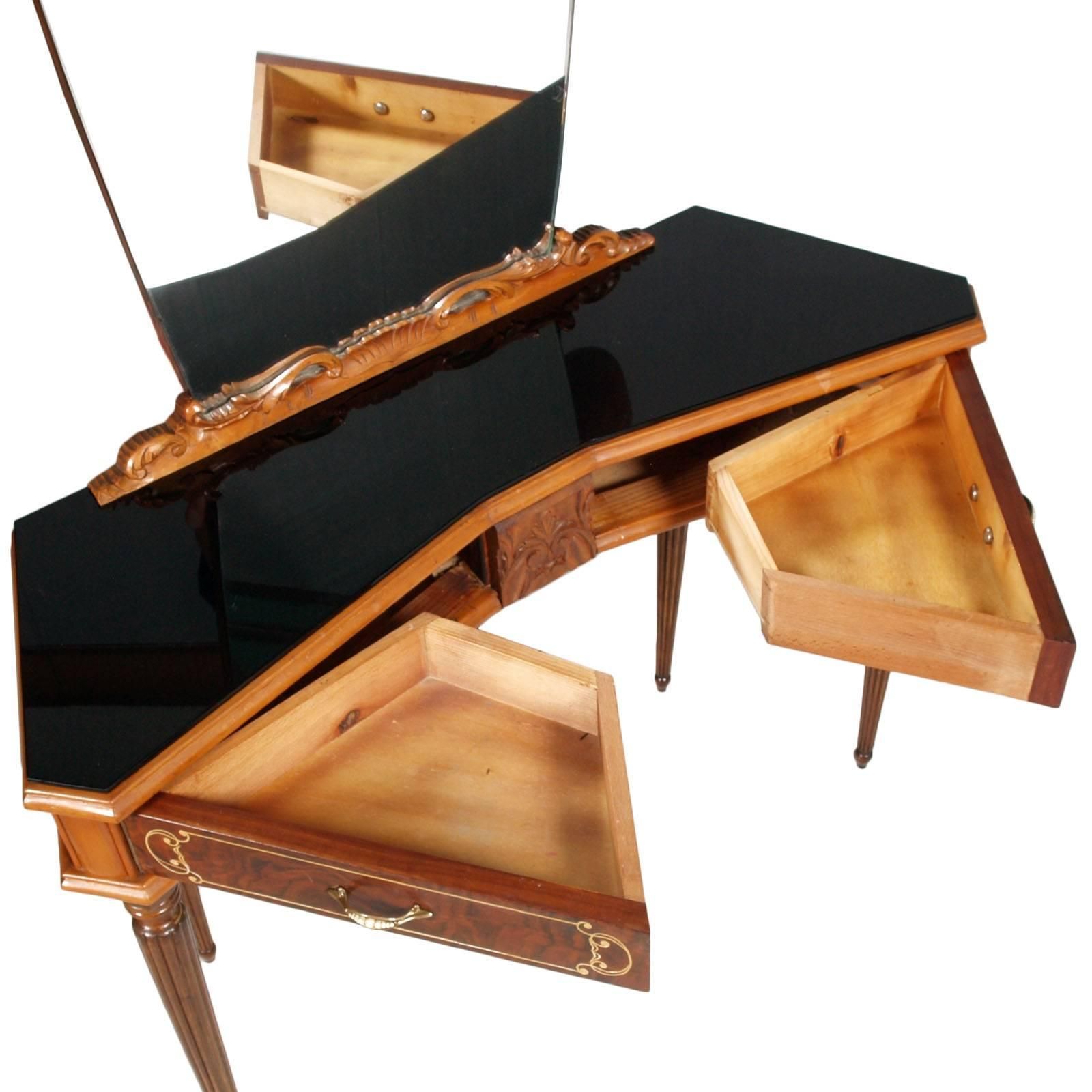Venetian 1920s Art Nouveau Dressind Table,  Console , Vanity, By Testolini & Salviati photo furniture