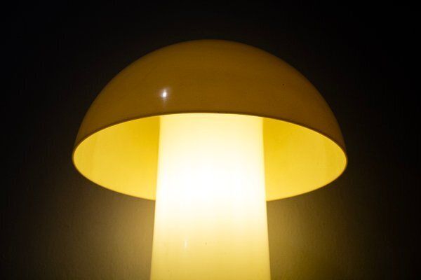 Leila Plastic Table Lamp By Verner Panton And Marcello Siard For Collezioni Longato Padova, 1968 photo for sale