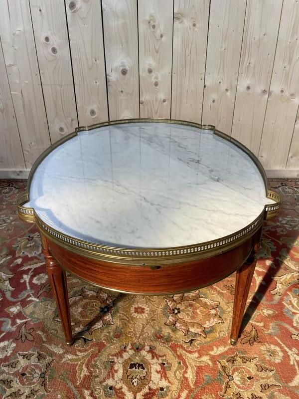 Table Basse Bouillotte De Style Louis XVI à Oreilles photo Garden Furniture