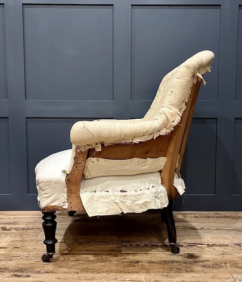 A Rare Pair Of Antique French Crapaud Armchairs photo buy