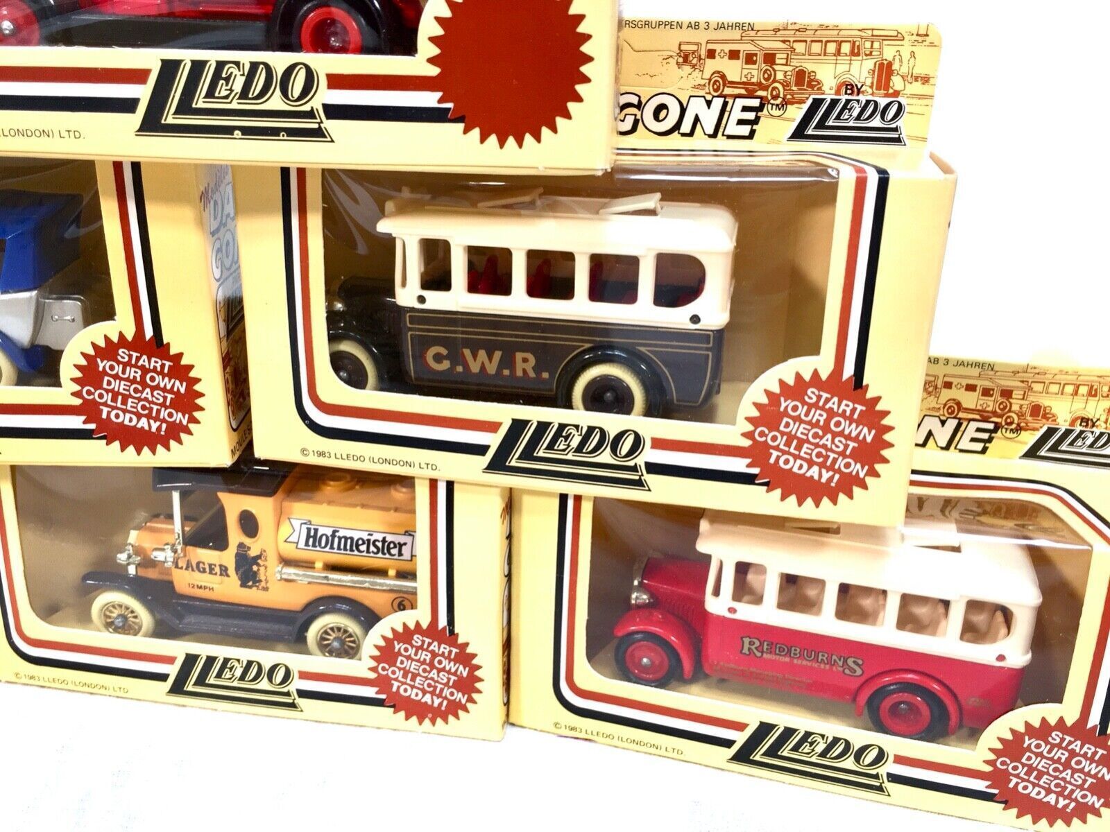 Vintage Set Of Day Gone By Lledo Collection Of 16 X Models / Boxed / 1980s photo vintage