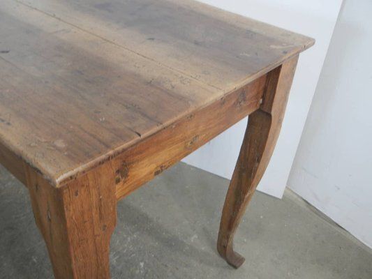 Walnut Wood Table, 1950s photo vinterior